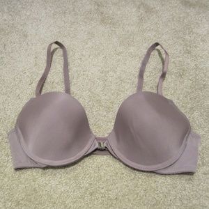 Frederick’s Gray Padded Push-Up Bra NWOT